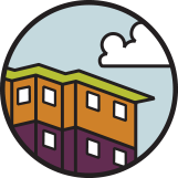 Icon illustration of a simplified Housing Catalyst property