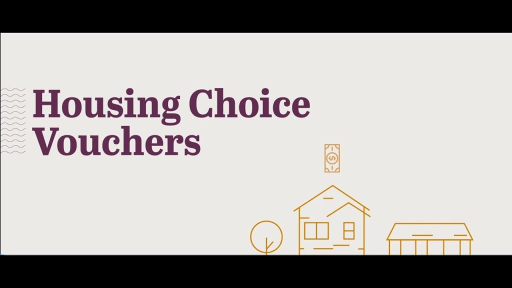 Title screen with words: Housing Choice Vouchers