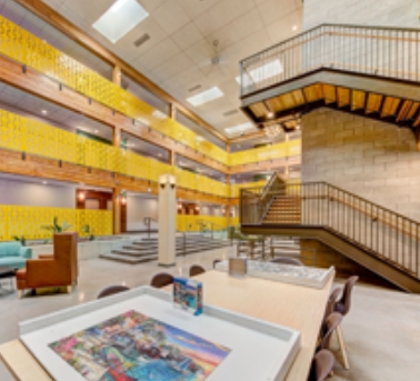 Mason Place interior foyer