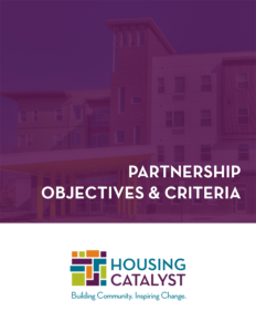 Partnership Objective & Criteria document