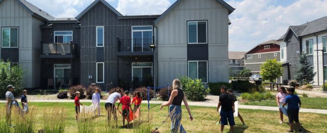 children playing at camp catalyst