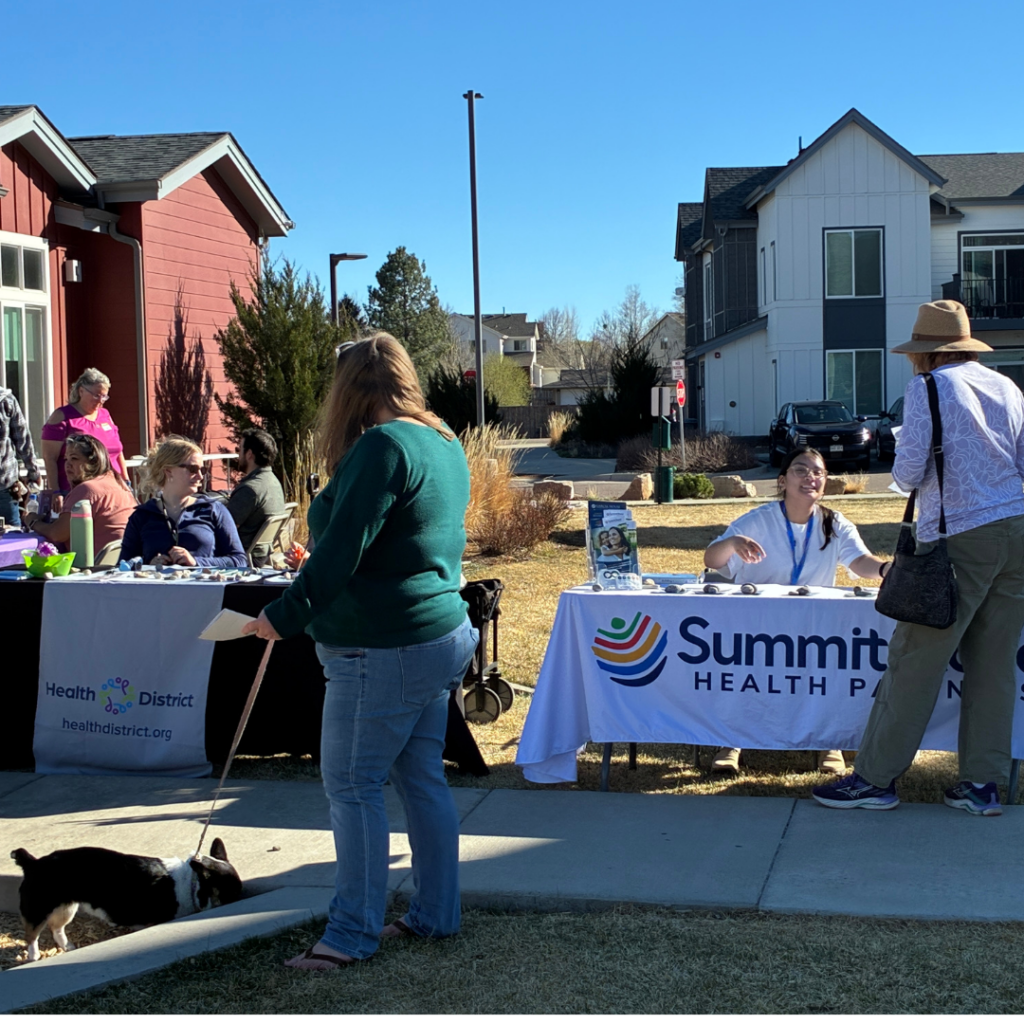 Spring Fling Photos residents visiting tables at spring fling 2026