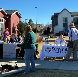 residents visiting tables at spring fling 2026